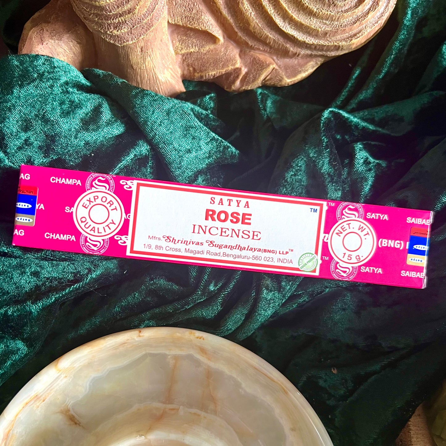 Räucherstäbchen Satya "Rose"
