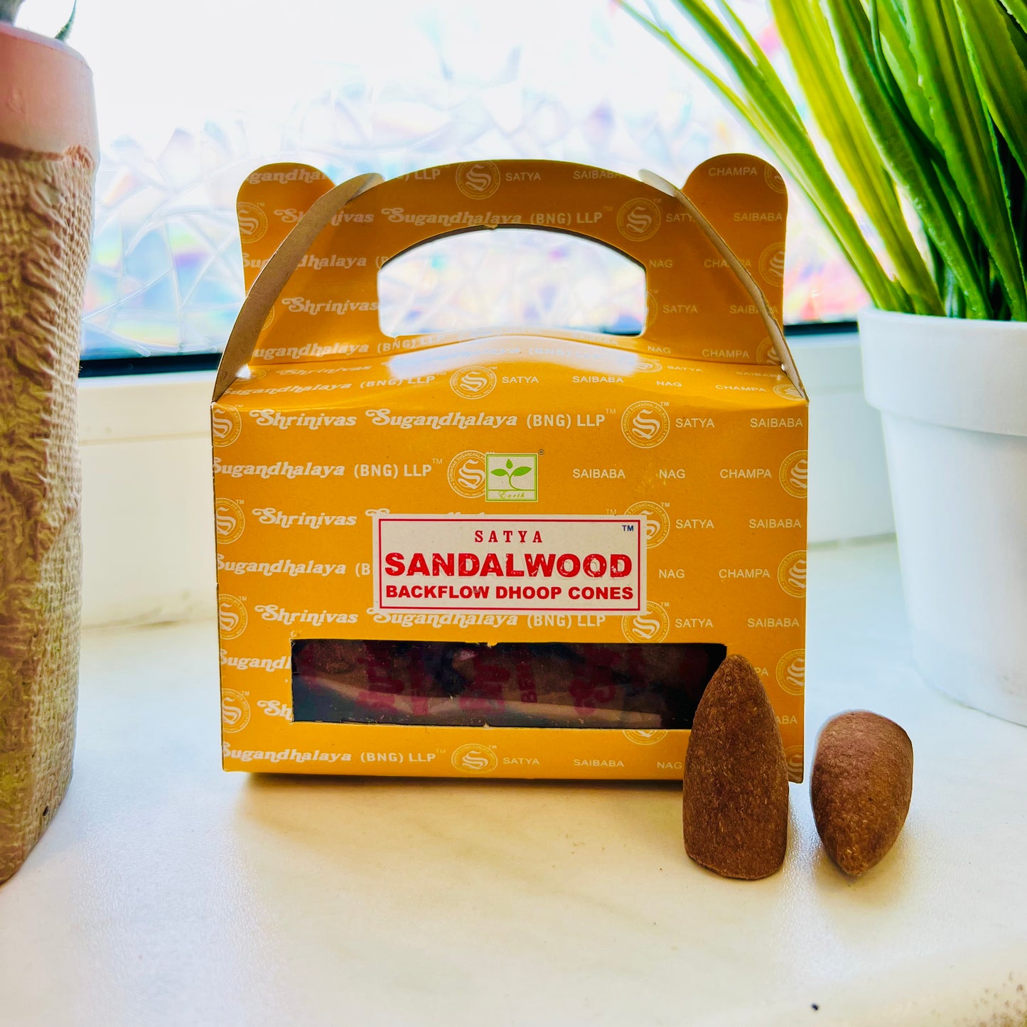 Rückfluss Räucherkegel Satya "Sandalwood"