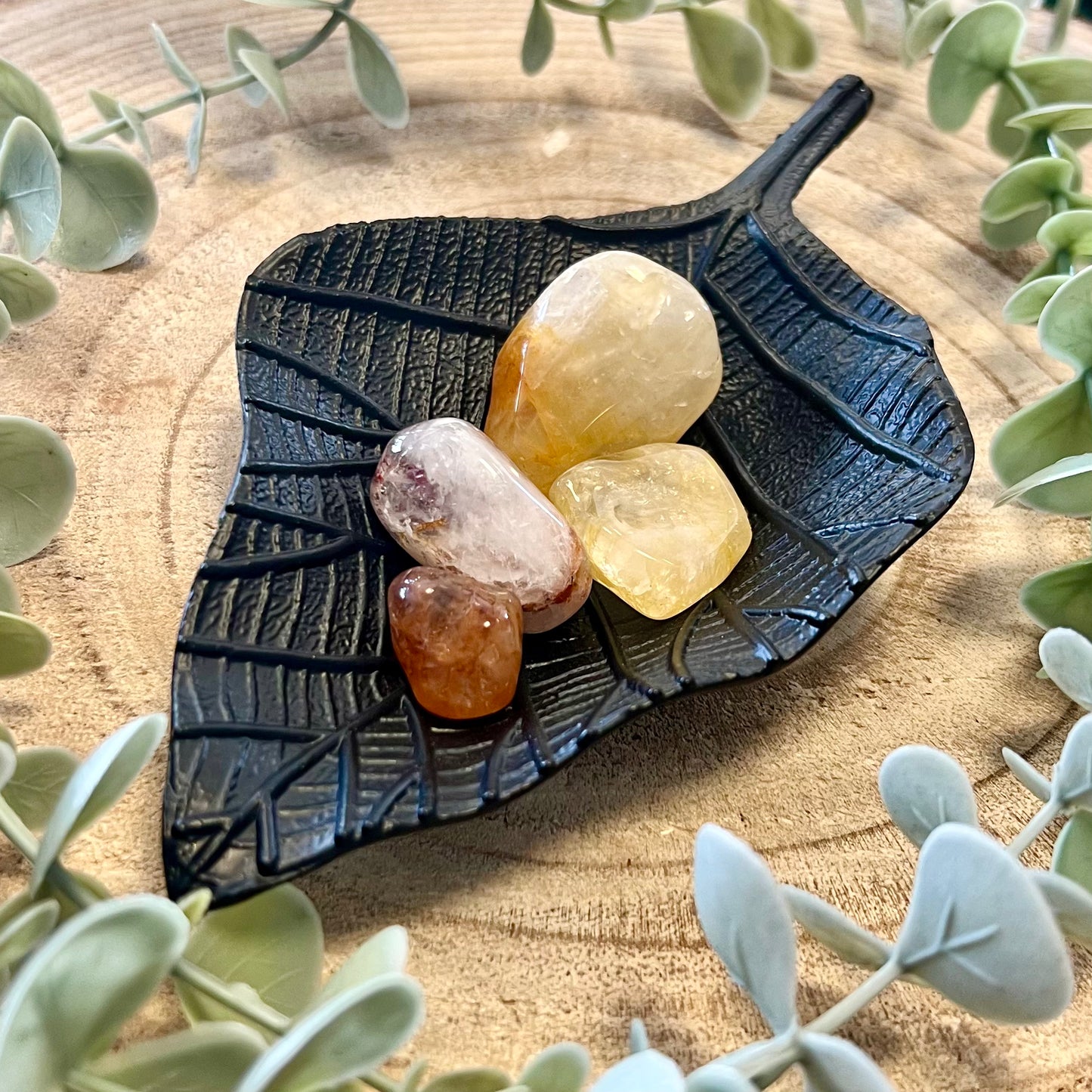 Golden Healer LIMONIT Trommelstein