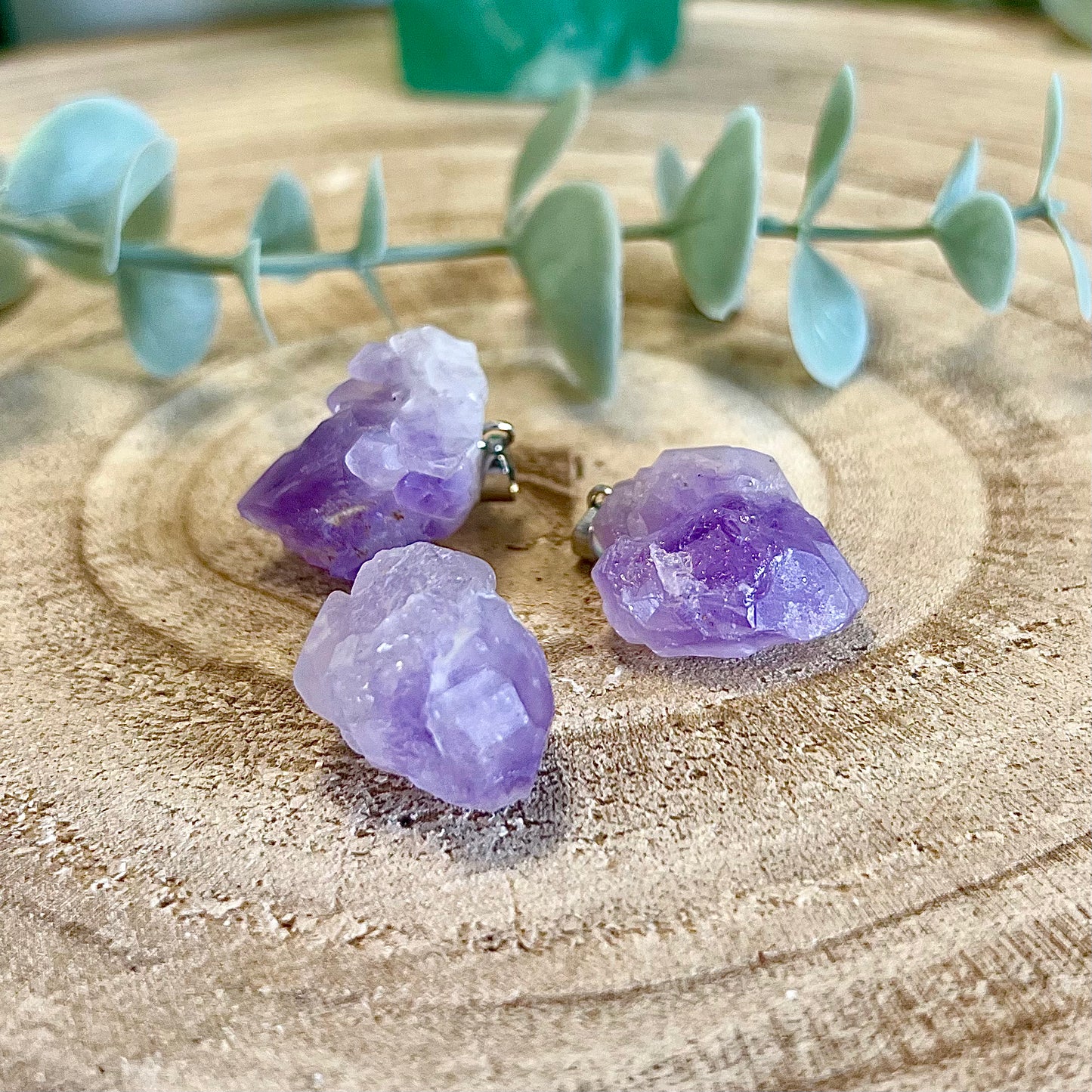 AMETHYST Rohstein Anhänger