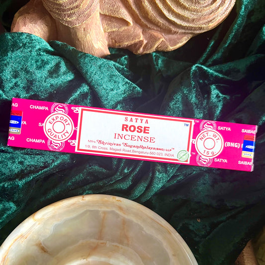 Räucherstäbchen Satya "Rose"