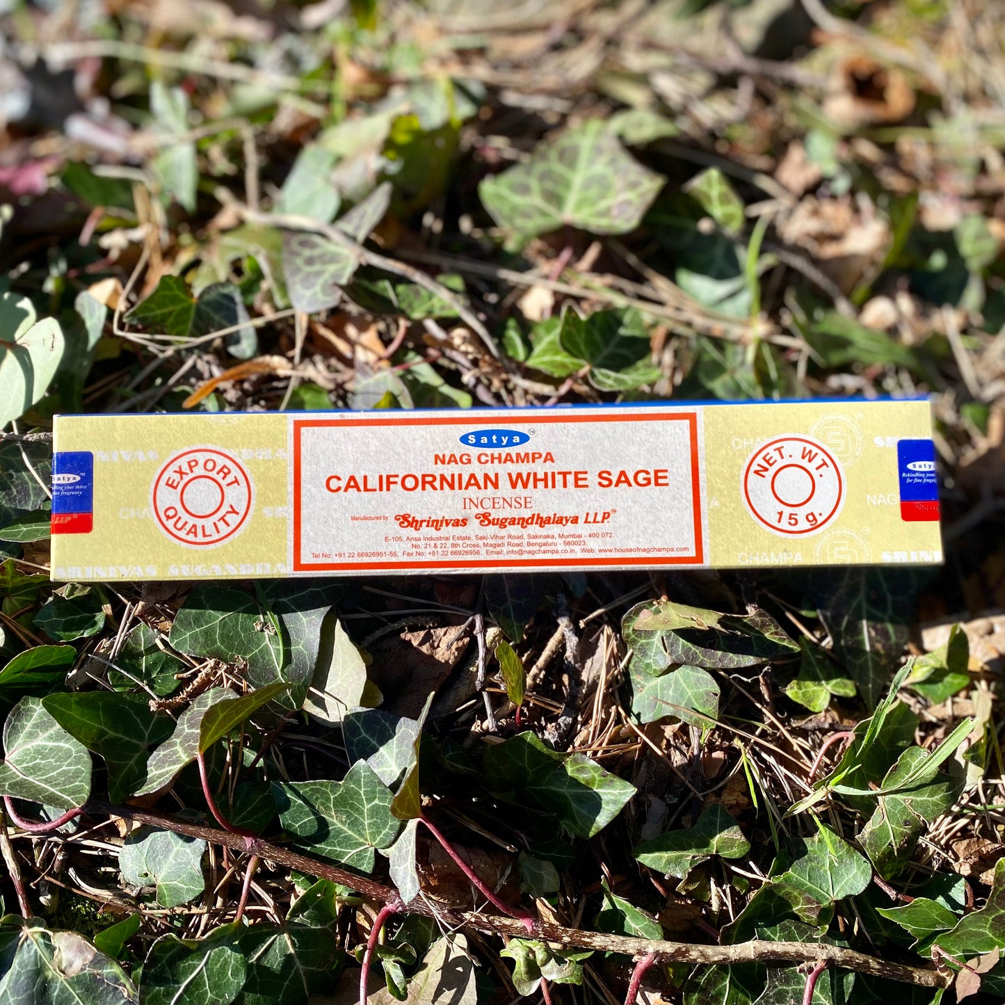 Incense sticks Nag Champa "Californian White Sage"